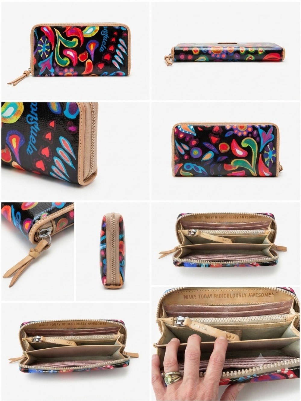 CONSUELA Tote, Wallet, Done Make Up Bag & Book Cover Set - Picture 10 of 16